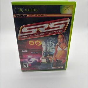 Namco Street Racing Syndicate Game - Green Xbox Case